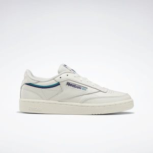 Adidasy Damskie Reebok Club C 85 Fioletowe/Turkusowe PL 27DVAYR